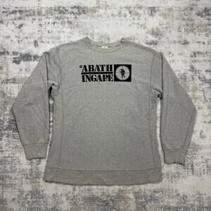 Authentic Bape 2000's Soldier ASNKA Crewneck L